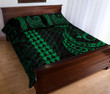 Hawaii Polynesian Quilt Bed Set Green - AH J4 - Alohawaii