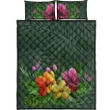 Alohawaii Quilt Bed Set - Colorful Hibiscus Quilt Bed Set
