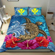Alohawaii Bedding Set - Hawaii Sea Turtle Hibiscus Coconut Tree Bedding Set - AH - J4 - Alohawaii
