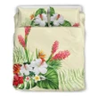 Alohawaii Bedding Set - Cover and Pillow Cases Hawaiian Tropical Hibiscus Strelitzia Monstera Polynesian | Alohawaii.co