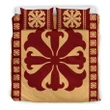 Hawaiian Pattern Lily Polynesian Quilt Bedding Set - AH J9 - Alohawaii