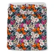 Alohawaii Bedding Set - Cover and Pillow Cases Hawaiian  Exotic Pattern With Tropical Leaves Flowers Seamless Polynesian | Alohawaii.co