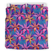 Alohawaii Bedding Set - Cover and Pillow Cases Hawaiian Tropical Flowers  Polynesian Pink - J71