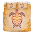 Alohawaii Bedding Set - Cover and Pillow Cases Hawaiian Turtle Hibiscus Polynesian - AH - J9