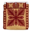 Alohawaii Bedding Set - Cover and Pillow Cases Hawaiian Quilt Pattern Monstera Sago Palm Polynesian | Alohawaii.co