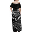 Alohawaii Dress - FSM Pohnpei Off Shoulder Long Dress Happy Independence Day Original Vibes - Black