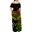 Alohawaii Dress - FSM Kosrae Off Shoulder Long Dress Happy Independence Day Original Vibes - Reggae