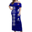Alohawaii Dress - Tonga Kolisi Kuini Salote Hibiscus Off Shoulder Long Dress QSC Old Girls