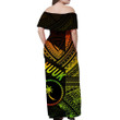 Alohawaii Dress - FSM Chuuk Off Shoulder Long Dress Original Vibes - Reggae