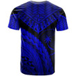 American Samoa Custom Personalised T-Shirt Turquoise - Polynesian Necklace and Lauhala