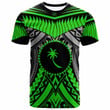 Chuuk T-Shirt - Tooth Shaped Necklace Texture Green Neon
