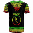 Chuuk Custom Personalised T-Shirt - Tooth Shaped Necklace Pattern Reggae