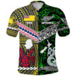 New Zealand Maori Aotearoa And Niue Together Polo Shirt - Green