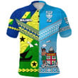 (Custom Personalised) Vanuatu Malampa Province And Fiji Polo Shirt Together, Custom Text And Number