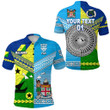 (Custom Personalised) Vanuatu Malampa Province And Fiji Polo Shirt Together, Custom Text And Number