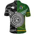 (Custom Personalised) New Zealand Maori Aotearoa Polo Shirt Cook Islands Together - Black