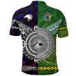 New Zealand Maori Aotearoa Polo Shirt Cook Islands Together - Purple
