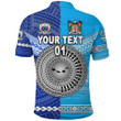 (Custom Personalised) Fiji and Samoa Polo Shirt Together, Custom Text And Number