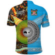 Australia Aboriginal And Fiji Tapa Polo Shirt Together