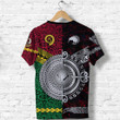 Vanuatu And New Zealand T Shirt Together - Red
