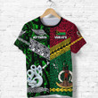 Vanuatu And New Zealand T Shirt Together - Green
