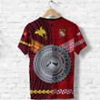 (Custom Personalised) Papua New Guinea And Tonga T Shirt Polynesian Together - Bright Red
