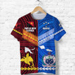 (Custom Personalised) Papua New Guinea And Samoa Together T Shirt, Custom Text And Number
