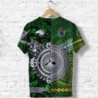 (Custom Personalised) New Zealand Maori Aotearoa T Shirt Cook Islands Together - Green