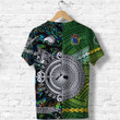 (Custom Personalised) New Zealand Maori Aotearoa T Shirt Cook Islands Together - Paua Shell