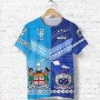 (Custom Personalised) Fiji and Samoa T Shirt Together, Custom Text And Number