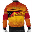 Alohawaii Jacket - Personalize Papua New Guinea Bomber Jacket Flag Tapa Pattern Stronic Style J10