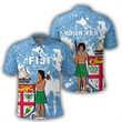 Alohawaii Polo Shirt - Polo Shirt Fiji Polo Shirt Melanesia Pattern Tenpi Style