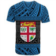 Alohawaii T-Shirt - Fiji T-Shirt Flag Tapa Art Style
