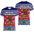 Alohawaii T-Shirt - American Samoa Christmas V-neck T-shirt A31 | alohawaii.co