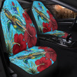 Alohawaii Car Seat Covers - Turtle Hibiscus Ocean Car Seat Covers A95