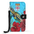 Alohawaii Wallet Phone Case - Fiji Turtle Hibiscus Ocean Wallet Phone Case A95