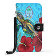 Alohawaii Wallet Phone Case - Guam Turtle Hibiscus Ocean Wallet Phone Case A95