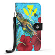 Alohawaii Wallet Phone Case - Hawaii Turtle Hibiscus Ocean Wallet Phone Case A95