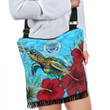 Alohawaii Crossbody Boho Handbag - Micronesia Turtle Hibiscus Ocean Crossbody Boho Handbag A95