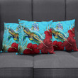 Alohawaii Pillow Covers - Norfolk Island Turtle Hibiscus Ocean Pillow Covers A95