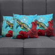 Alohawaii Pillow Covers - Northern Mariana ISlands Turtle Hibiscus Ocean Pillow Covers A95