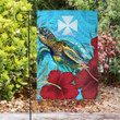 Alohawaii Flag - Wallis and Futuna Turtle Hibiscus Ocean Flag A95