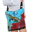 Alohawaii Crossbody Boho Handbag - Yap Turtle Hibiscus Ocean Crossbody Boho Handbag A95