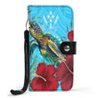 Alohawaii Wallet Phone Case - Kosrae Turtle Hibiscus Ocean Wallet Phone Case A95