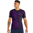 Alohawaii Clothing - New Zealand Aotearoa Maori Silver Fern - Purple Version T-Shirt A7
