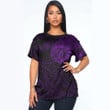 Alohawaii Clothing - Polynesian Tattoo Style Tattoo - Purple Version T-Shirt A7