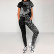 Alohawaii Clothing - (Custom) Polynesian Tattoo Style Butterfly Special Version T-Shirt and Jogger Pants A7