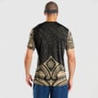 Alohawaii Clothing - Polynesian Tattoo Style Flower - Gold Version T-Shirt A7