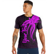 Alohawaii Clothing - Polynesian Tattoo Style Octopus Tattoo - Pink Version T-Shirt A7