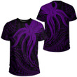 Alohawaii Clothing - Polynesian Tattoo Style Octopus Tattoo - Purple Version T-Shirt A7 | Alohawaii